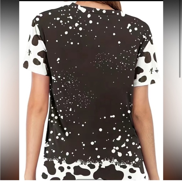 Western Cow LOVE Vintaged Trendy T-Shirt 🖤🤎🤍 - Picture 2 of 4